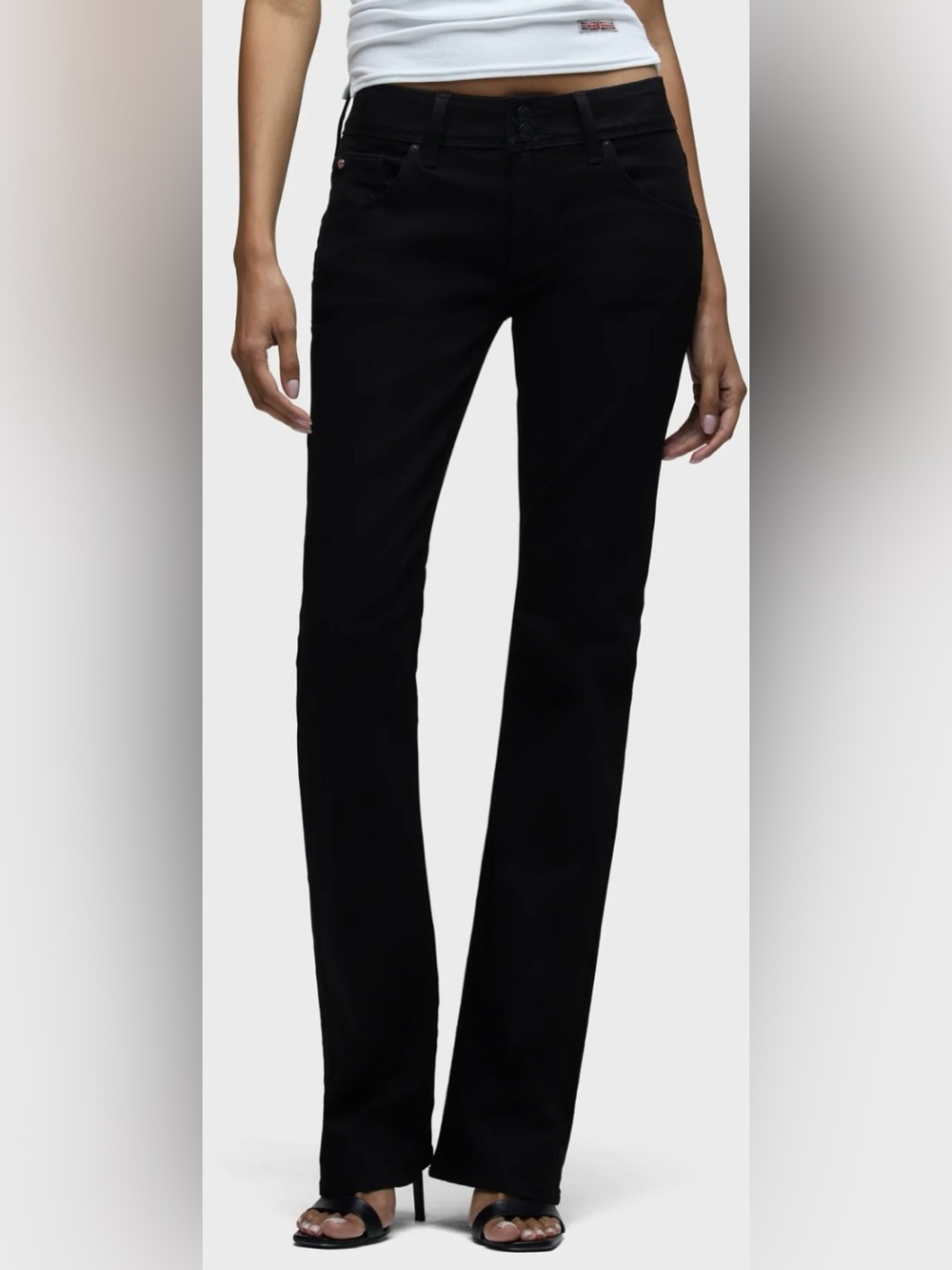 🖤 Hudson Jeans Beth Mid-Rise Baby Bootcut Jeans 🖤